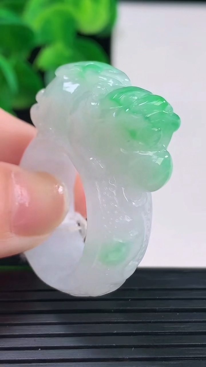 天然A货翡翠貔貅指环扳指尺寸22.5-31-12.6重量:21.46g2026年4月12日
工厂直销收藏佳品,种好水足，色泽均匀，有种有色，上手高大气！