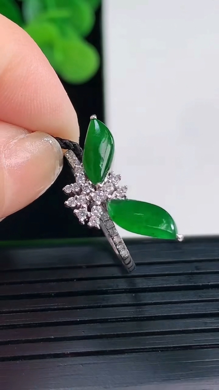 天然A货翡翠随形戒指尺寸17.7-9.7-3.9-3.8重量:2.53g2026年4月12日
工厂直销收藏佳品,种好水足，色泽均匀，有种有色，上手高大气！
