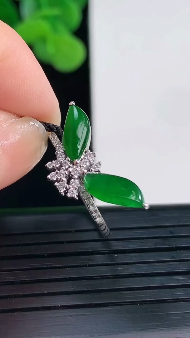 天然A货翡翠随形戒指尺寸17.7-9.7-3.9-3.8重量:2.53g2026年4月12日
工厂直销收藏佳品,种好水足，色泽均匀，有种有色，上手高大气！
