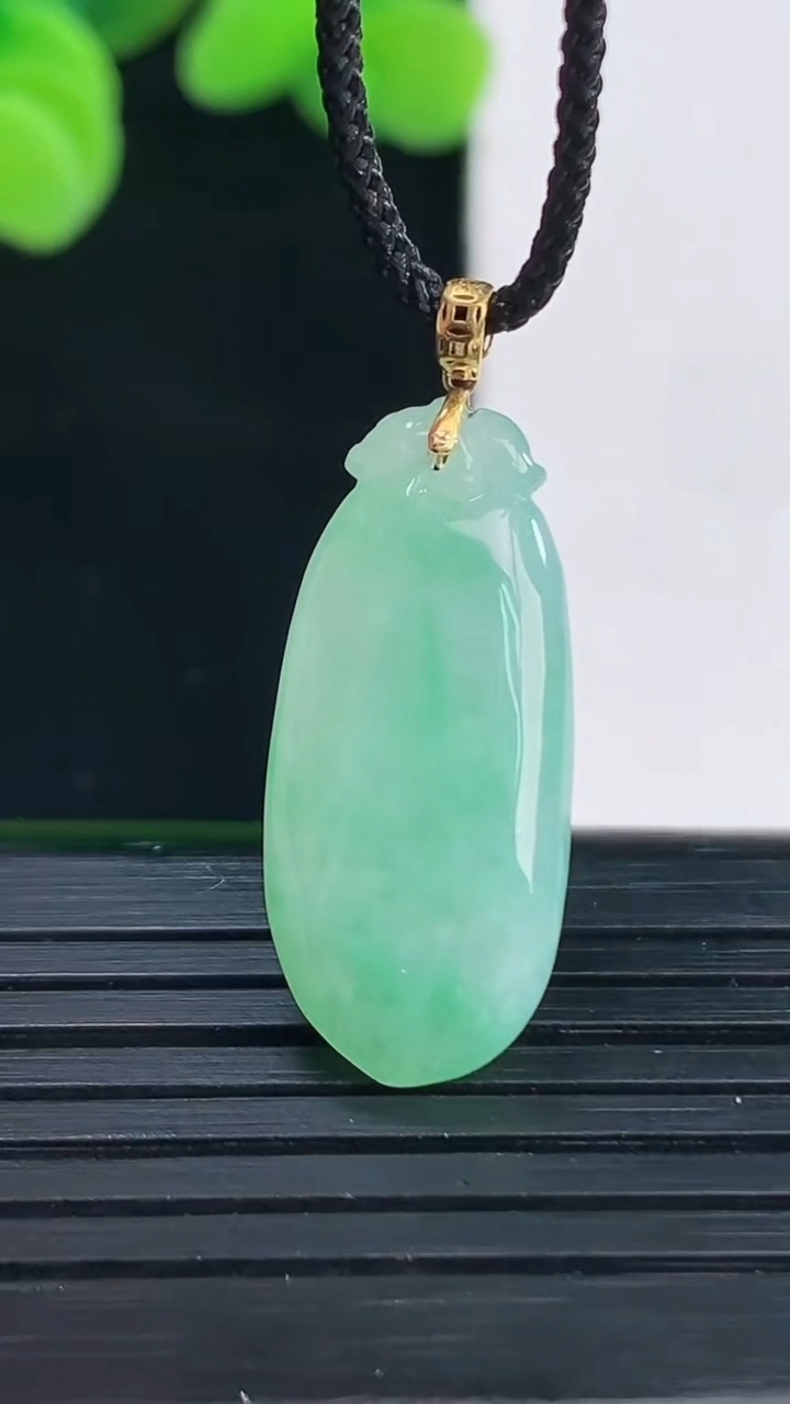 天然A货翡翠福瓜吊坠尺寸24.7-11-5.9重量:3.28g
4月12日