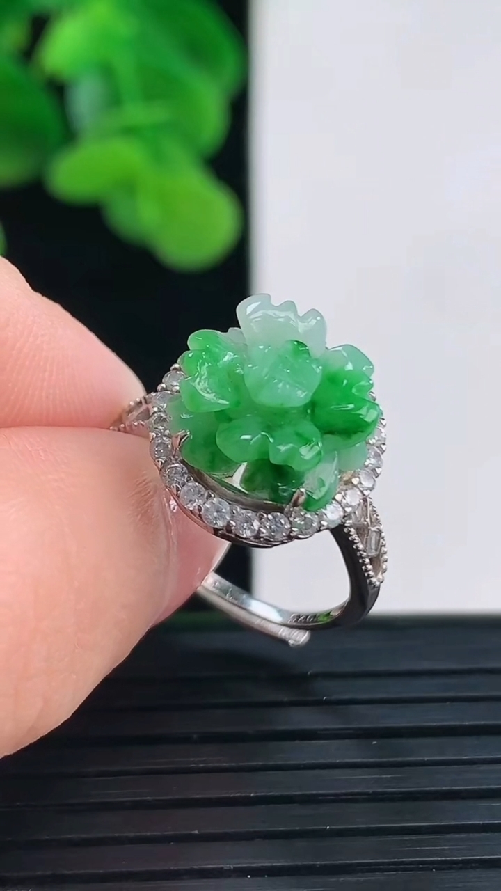 天然A货翡翠莲花戒指 可调节尺寸11.5重量:2.93g2026年4月12日
工厂直销收藏佳品,种好