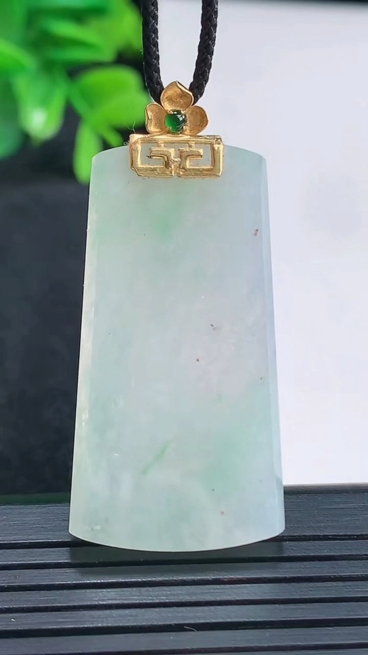 天然A货翡翠无事牌吊坠尺寸43.9-20.9-4重量:10.17g
4月13日