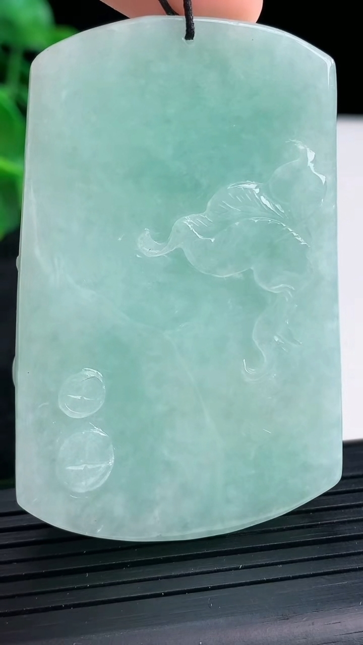 天然A货翡翠鸟语花香吊坠尺寸63.5-42.1-14.2重量:56.58g
4月13日