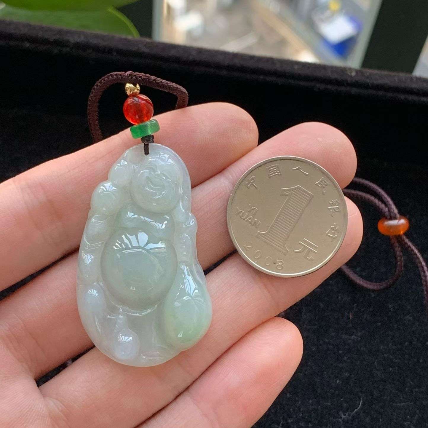 A货天然翡翠冰糯种站佛公吊坠重量11.13
4月14日