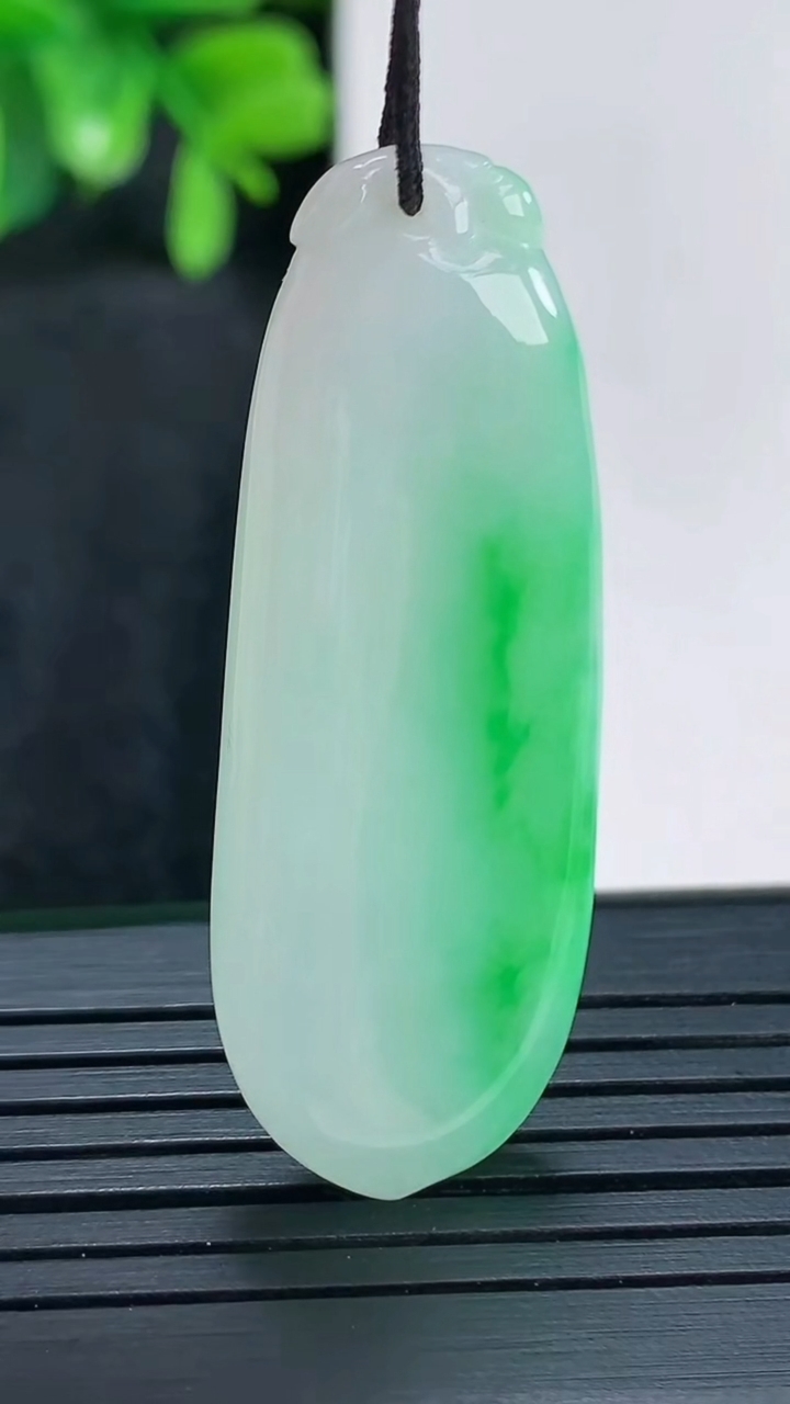 天然A货翡翠福瓜吊坠尺寸42.5-15.6-6.1重量:9.03g
4月14日