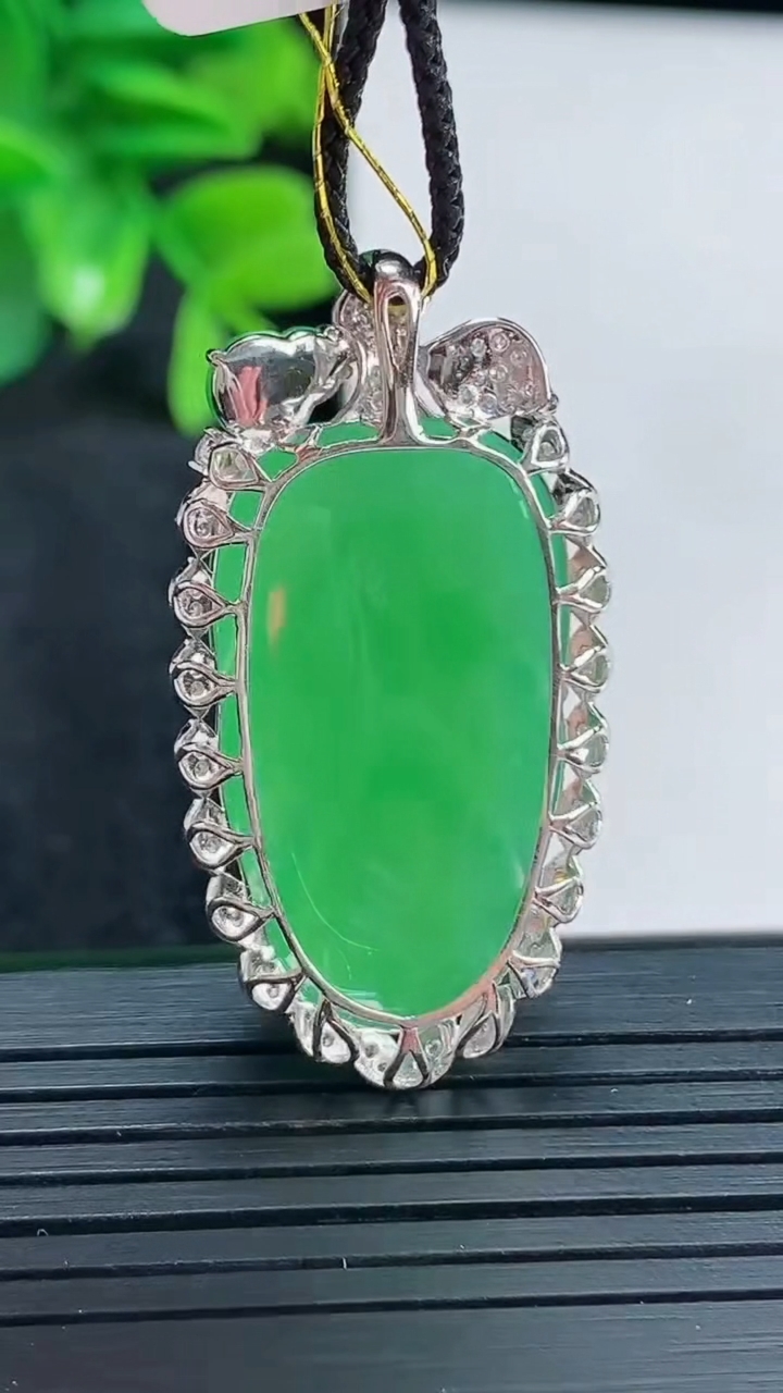 天然A货翡翠金枝玉叶 叶子吊坠尺寸38.4-20.1-8.5裸石28.5-16.2重量:7.96g
4月15日