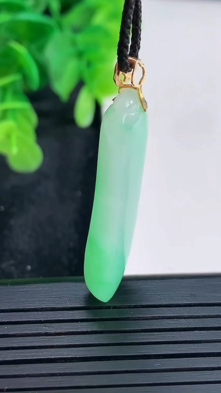 天然A货翡翠福瓜吊坠尺寸41.5-11.8-6.8重量:6.30g
4月16日