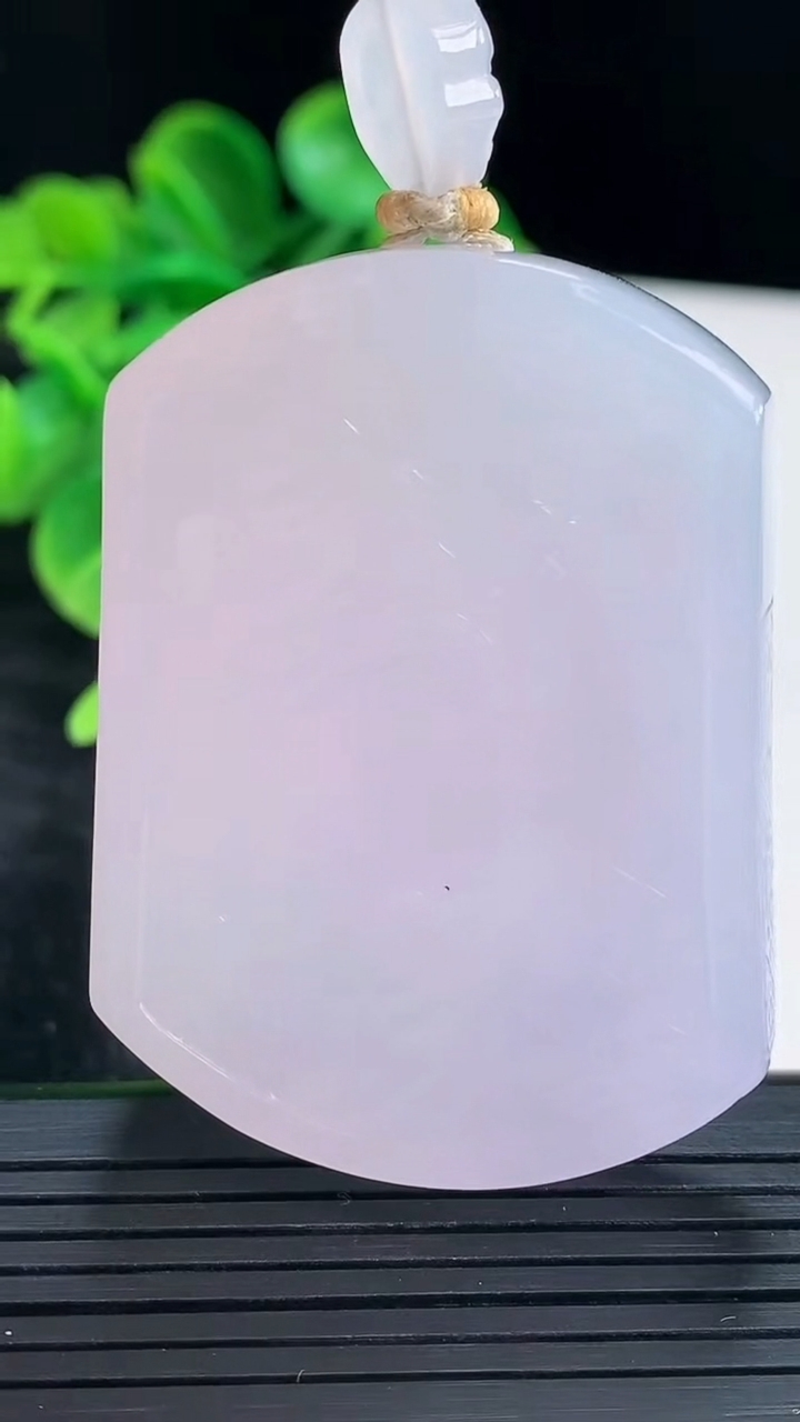 天然A货翡翠春带彩紫罗兰仿古无事牌吊坠尺寸50.9-37.7-11.1重量:64.05g
4月16日