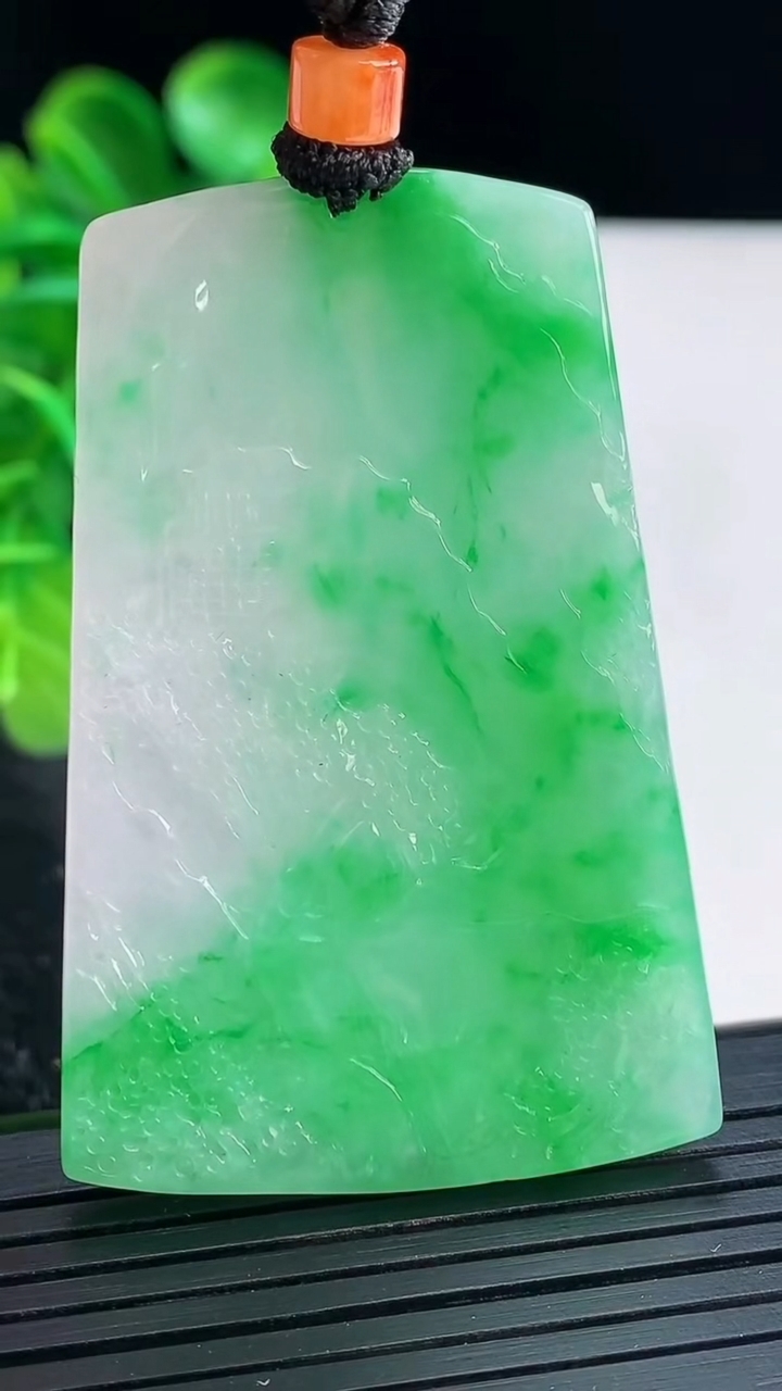 天然A货翡翠山水牌吊坠尺寸54.3-36.1-5@重量:26.53g
4月16日