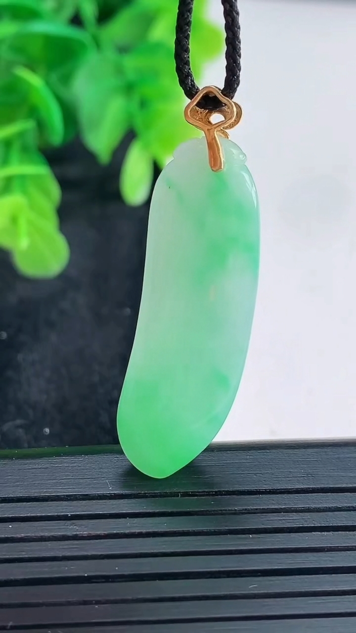 天然A货翡翠福瓜吊坠尺寸41.5-11.8-6.8重量:6.30g
4月16日