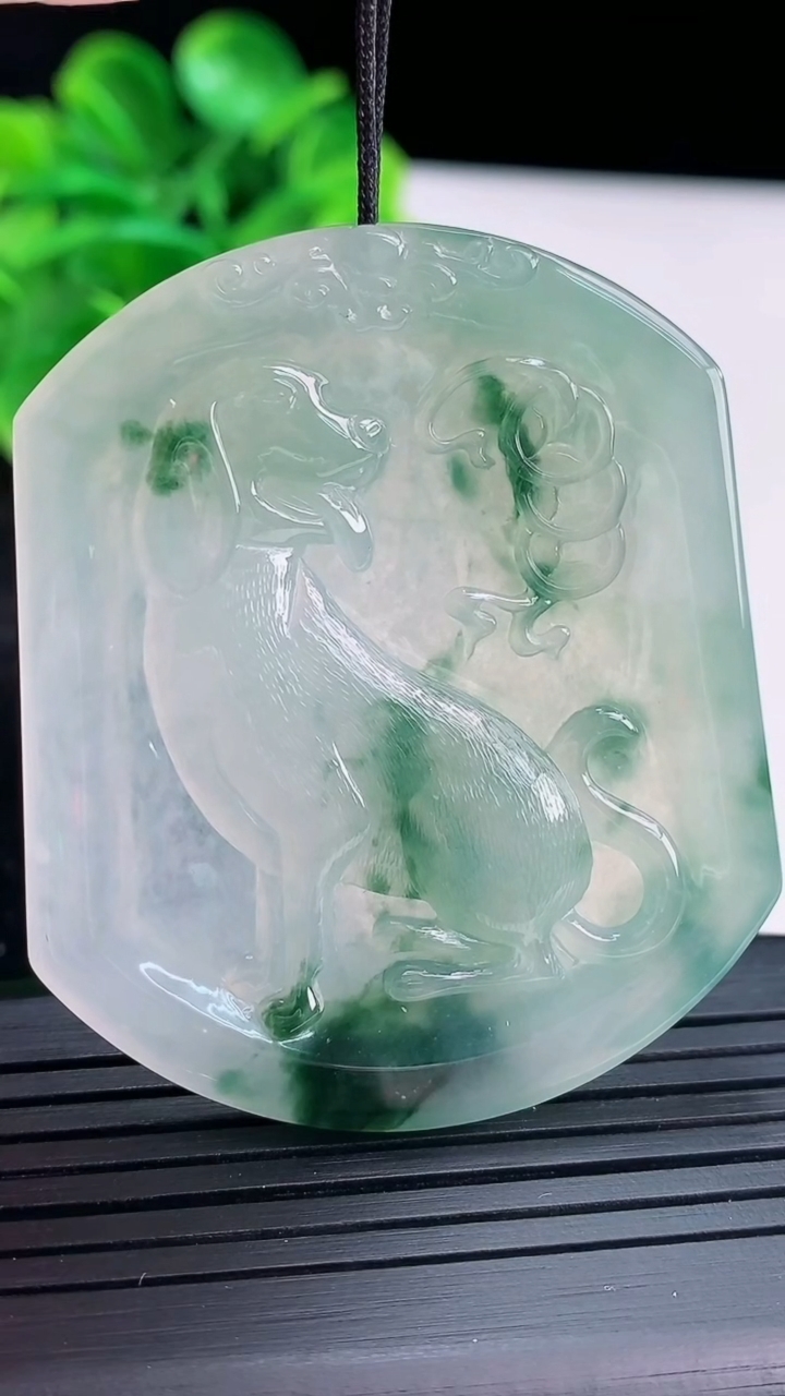 天然A货翡翠飘花生肖狗吊坠尺寸52.3-44.4-4.5重量:26.91g
4月16日