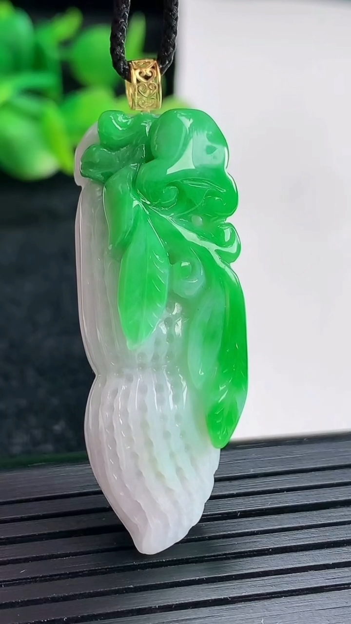 天然A货翡翠花生吊坠尺寸43-16.8-12重量:12.95g
4月17日
