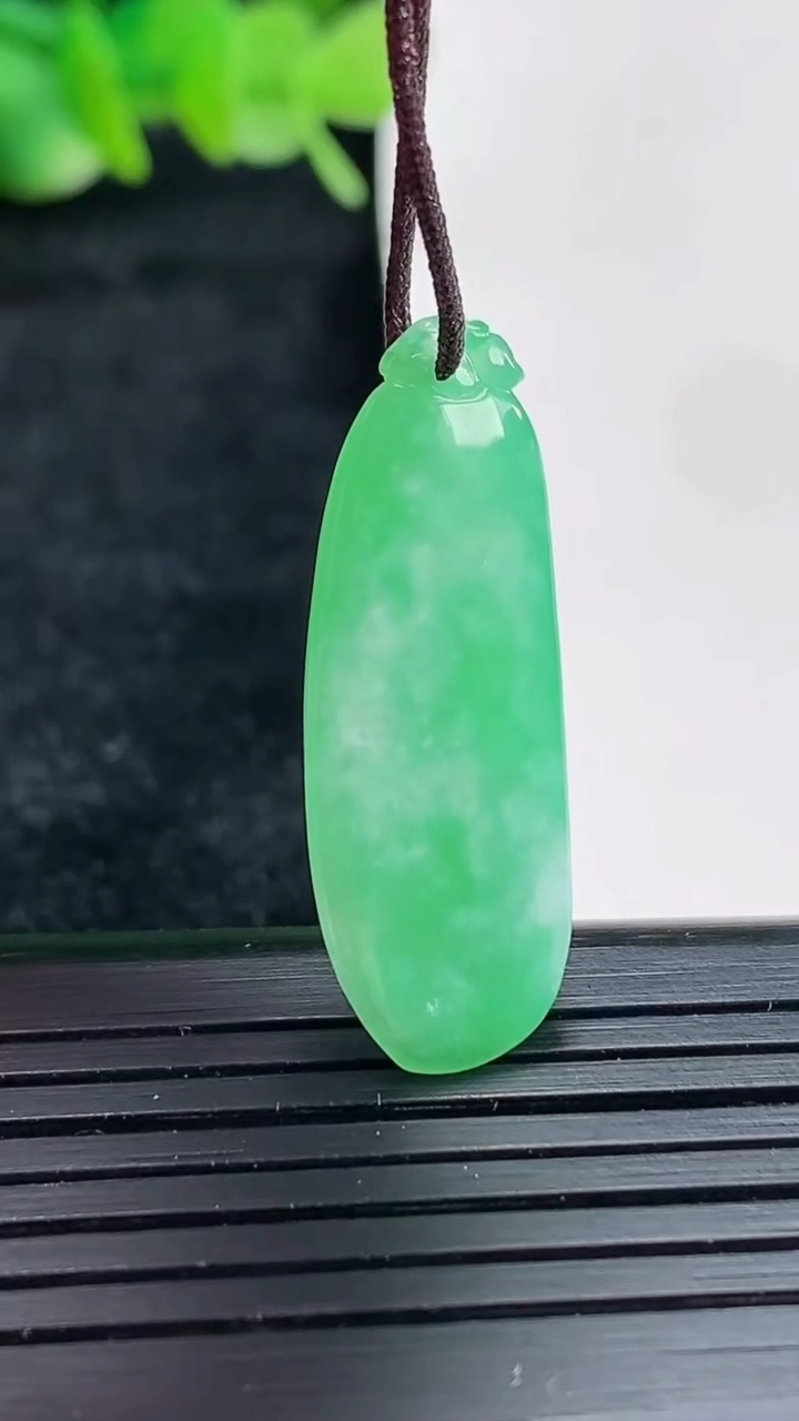 天然A货翡翠福瓜吊坠尺寸31-11-4.5重量:3.01g
4月17日