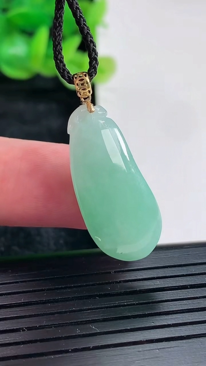 天然A货翡翠福瓜吊坠尺寸25-12.5-10重量:5.29g
4月17日