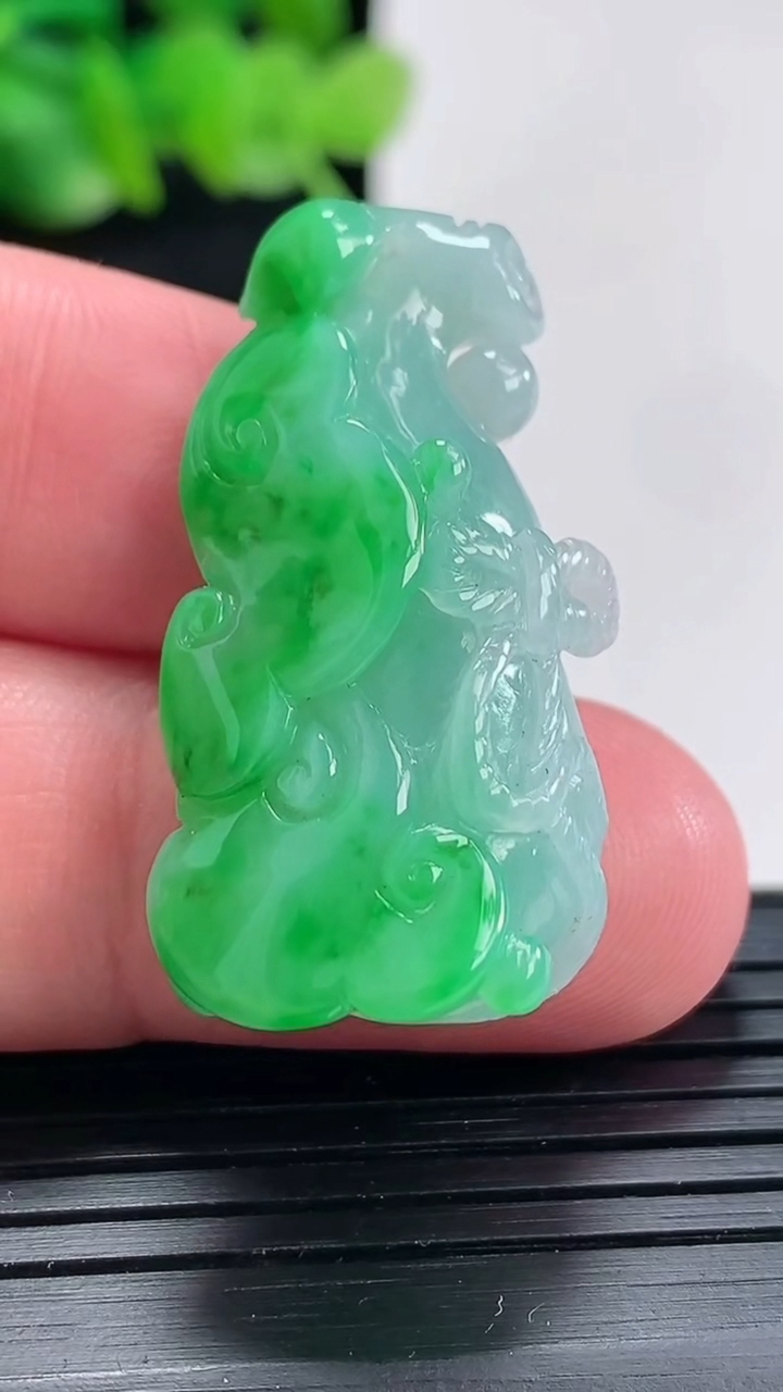 天然A货翡翠葫芦吊坠尺寸35-18.6-11重量:9.93g
4月17日