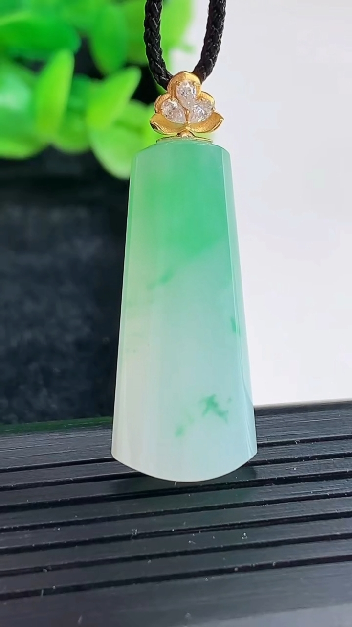 天然A货翡翠平安柱吊坠尺寸32-13.6-6.2重量:5.81g
4月17日