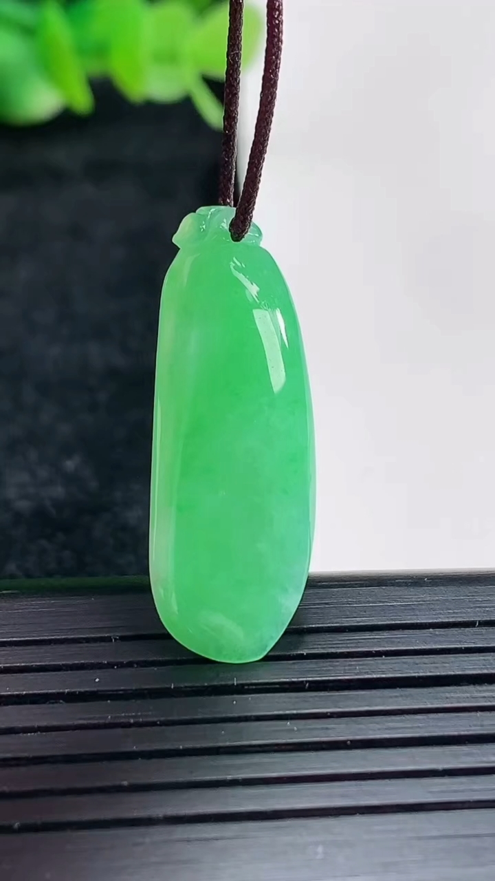 天然A货翡翠福瓜吊坠尺寸31-11-4.5重量:3.01g
4月17日