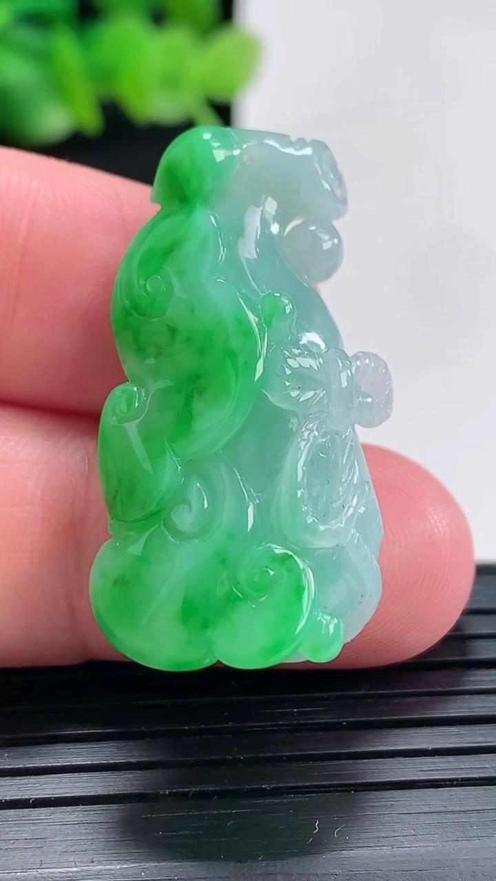 天然A货翡翠葫芦吊坠尺寸35-18.6-11重量:9.93g
4月17日