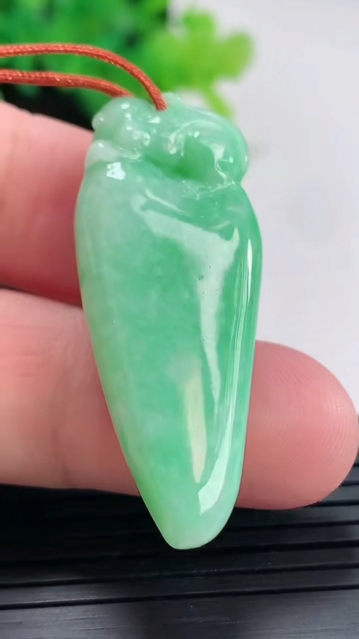 天然A货翡翠福瓜吊坠，尺寸44-17-10.5重量:13.08g
4月20日