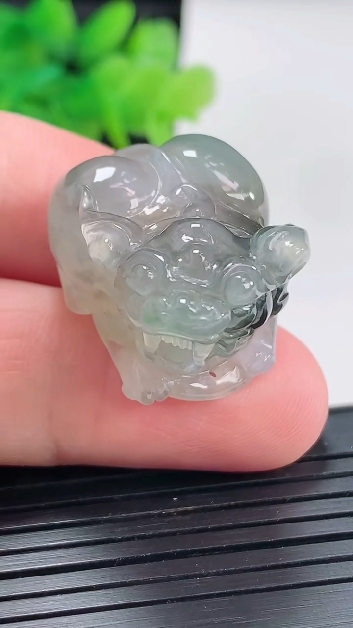 天然A货翡翠飘花貔貅吊坠，尺寸24-20-19.5重量:16.43g
4月21日