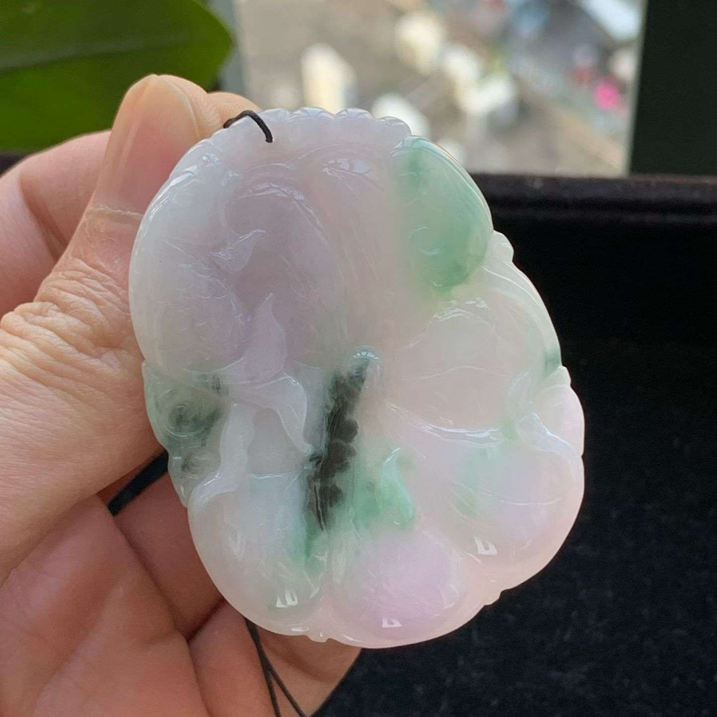 A货天然翡翠冰糯种春彩荷花鱼吊坠重量21.22
4月22日