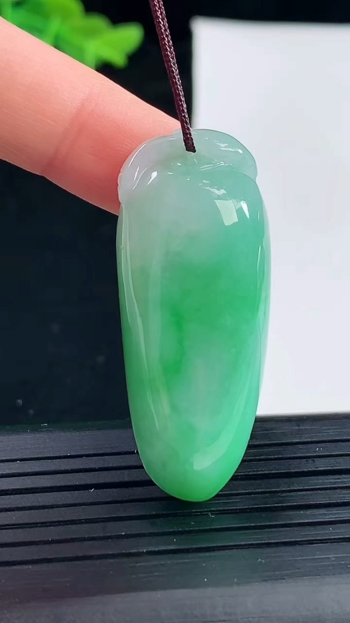 天然A货翡翠福瓜吊坠尺寸40-15.7-9.2重量:13.55g
4月30日