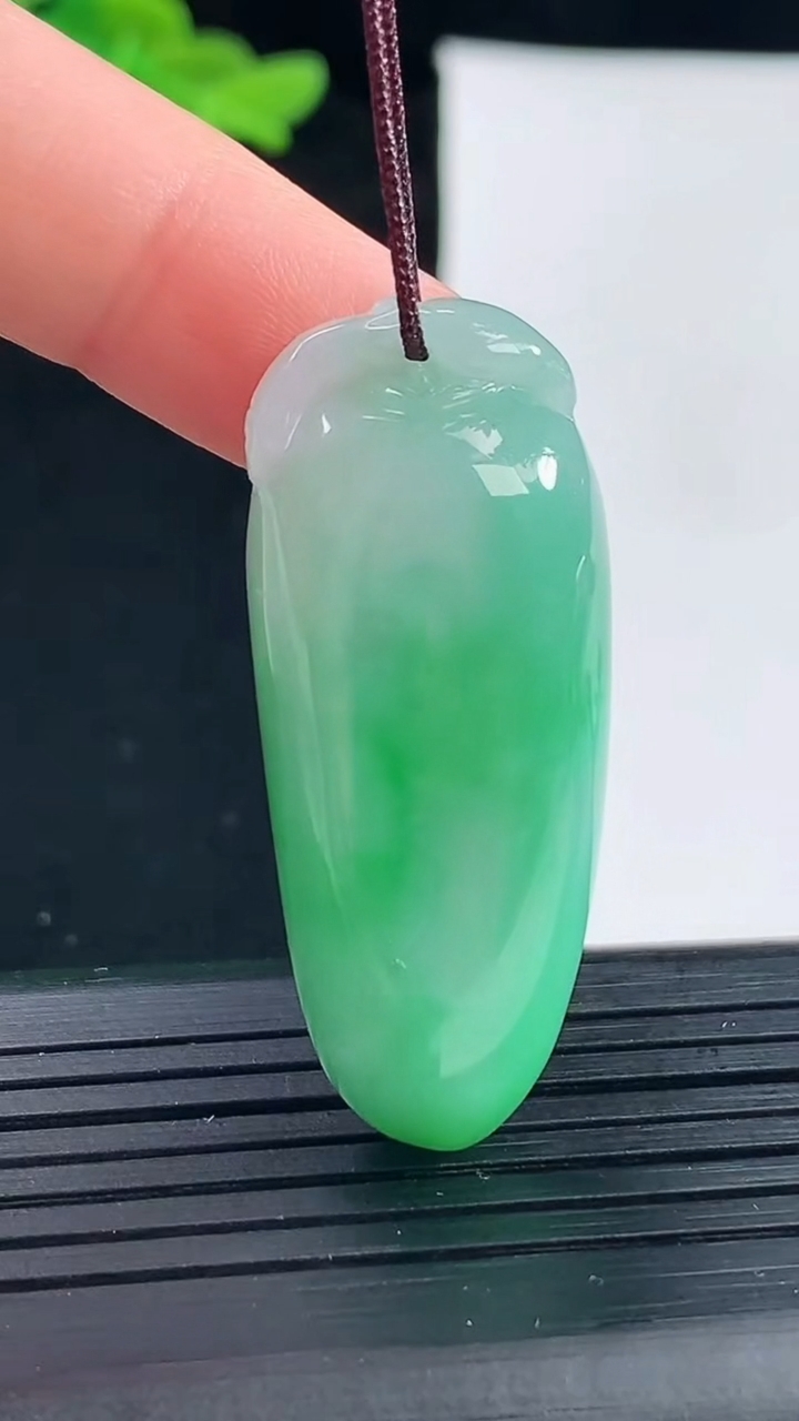 天然A货翡翠福瓜吊坠尺寸40-15.7-9.2重量:13.55g
4月30日