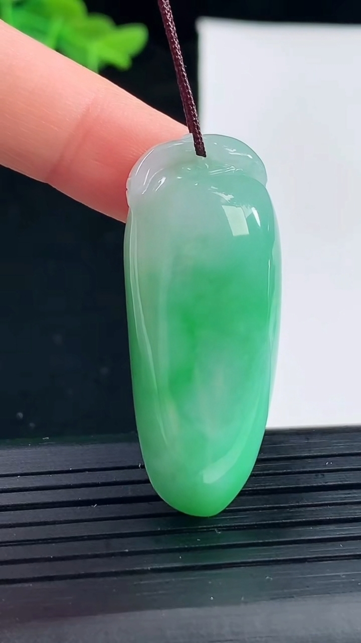 天然A货翡翠福瓜吊坠尺寸40-15.7-9.2重量:13.55g
4月30日