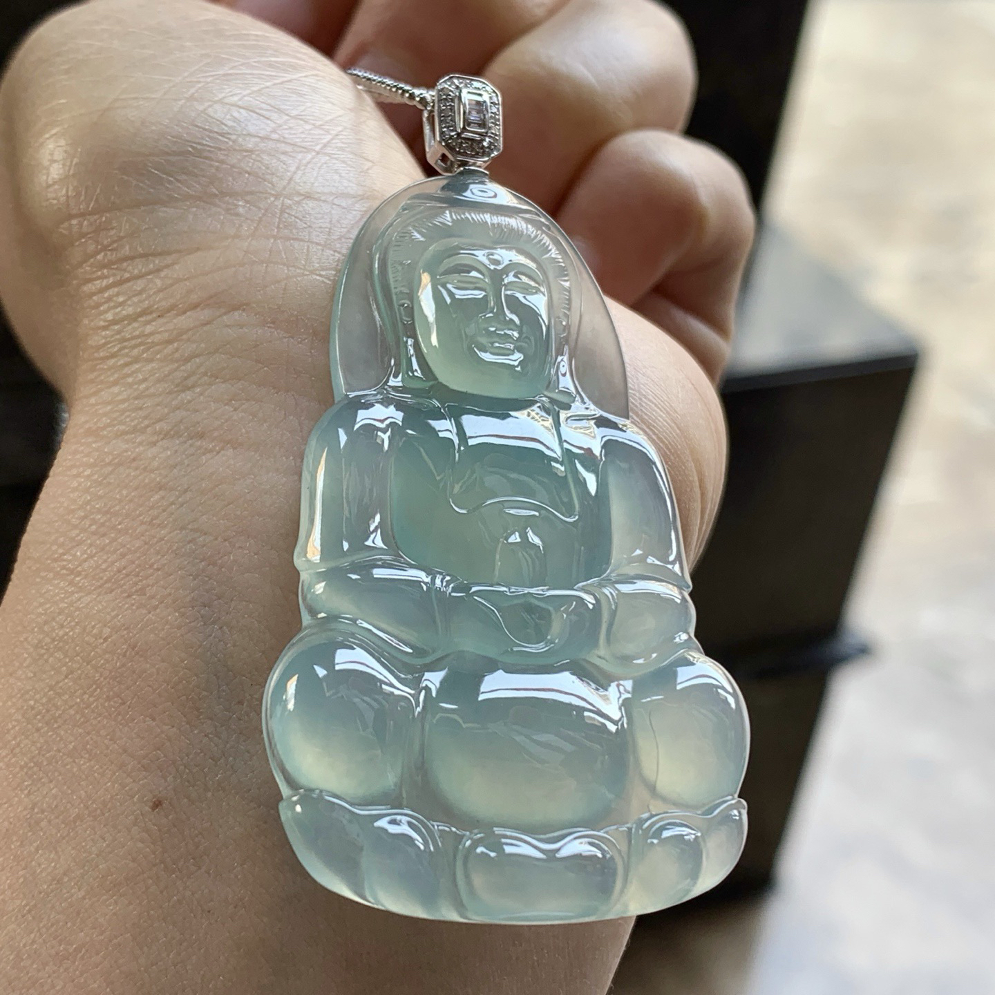 金扣冰晴水观音^_^冰透