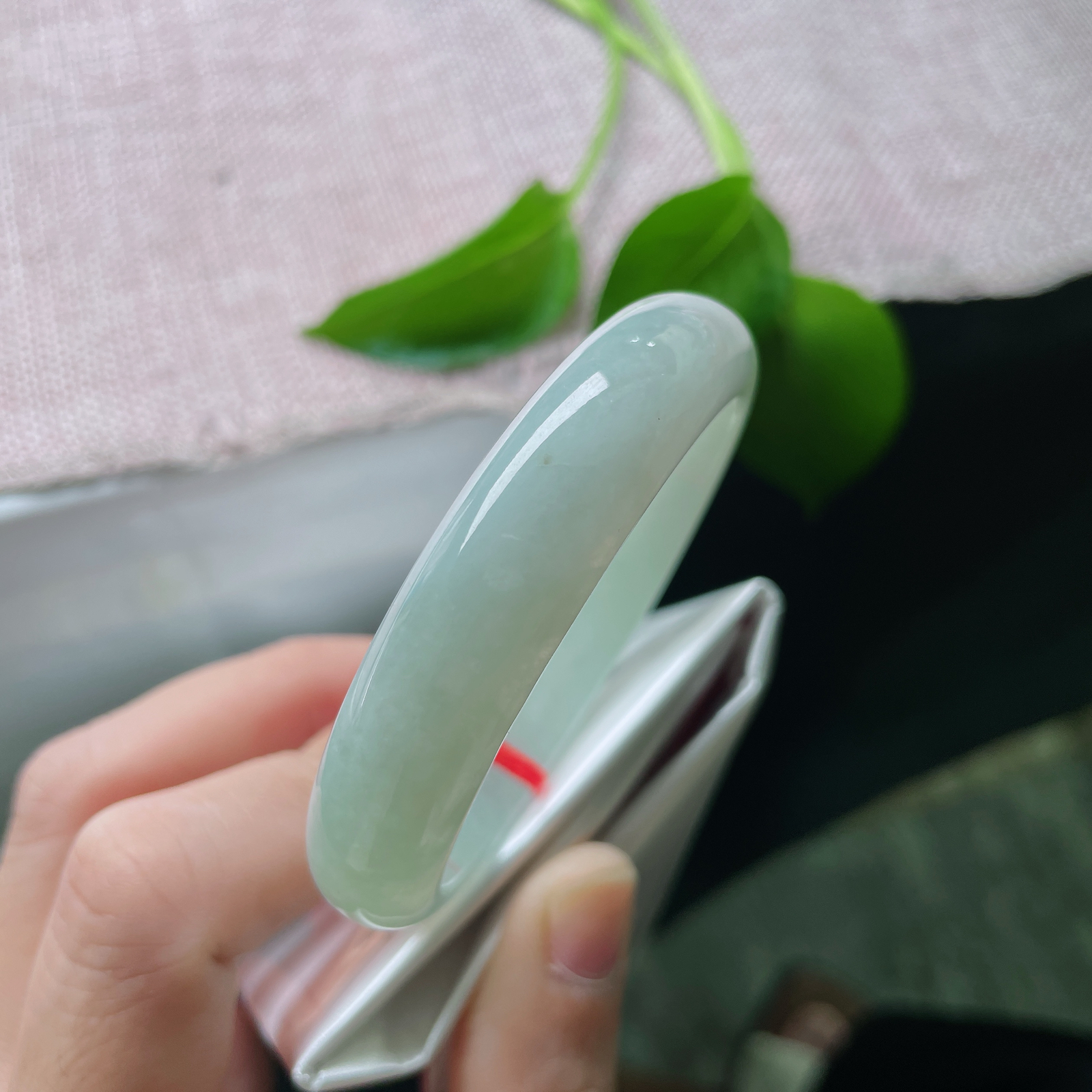 53.8/12.3/6.8，晴绿底正圈，水头好，种老，时光沉淀的底色，是岁月赠予的温润诗篇。