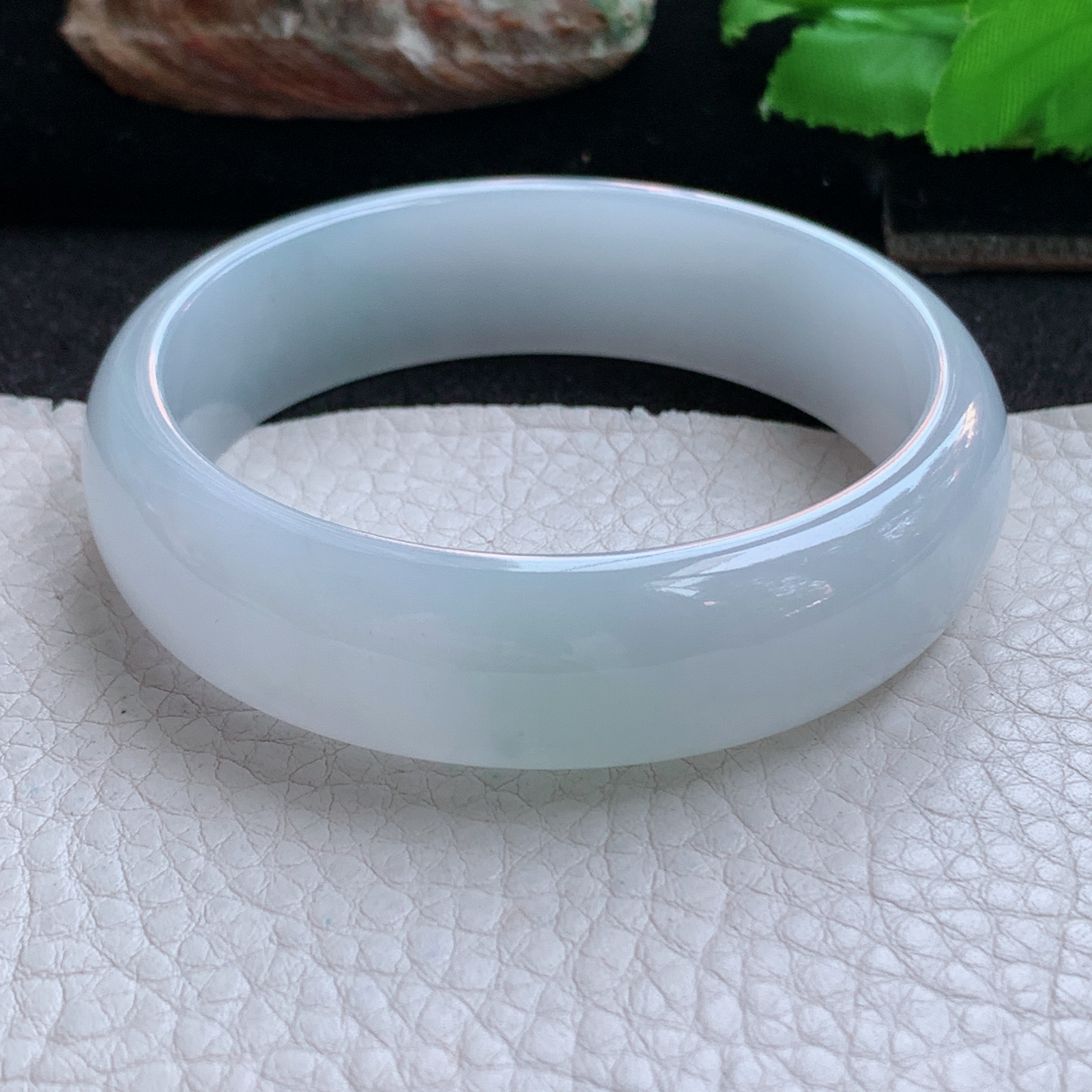 ee实拍56*15.5*6.6轮胎镯 天然缅甸翡翠a货手镯冰纯正圈玉镯子