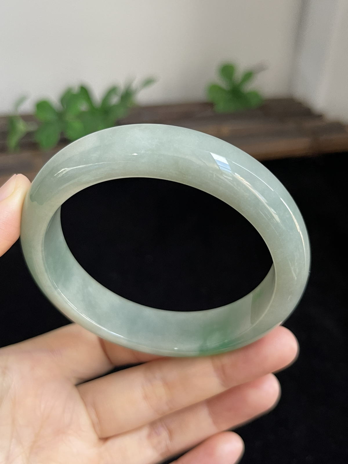 正圈58.7圈口，翡翠手镯