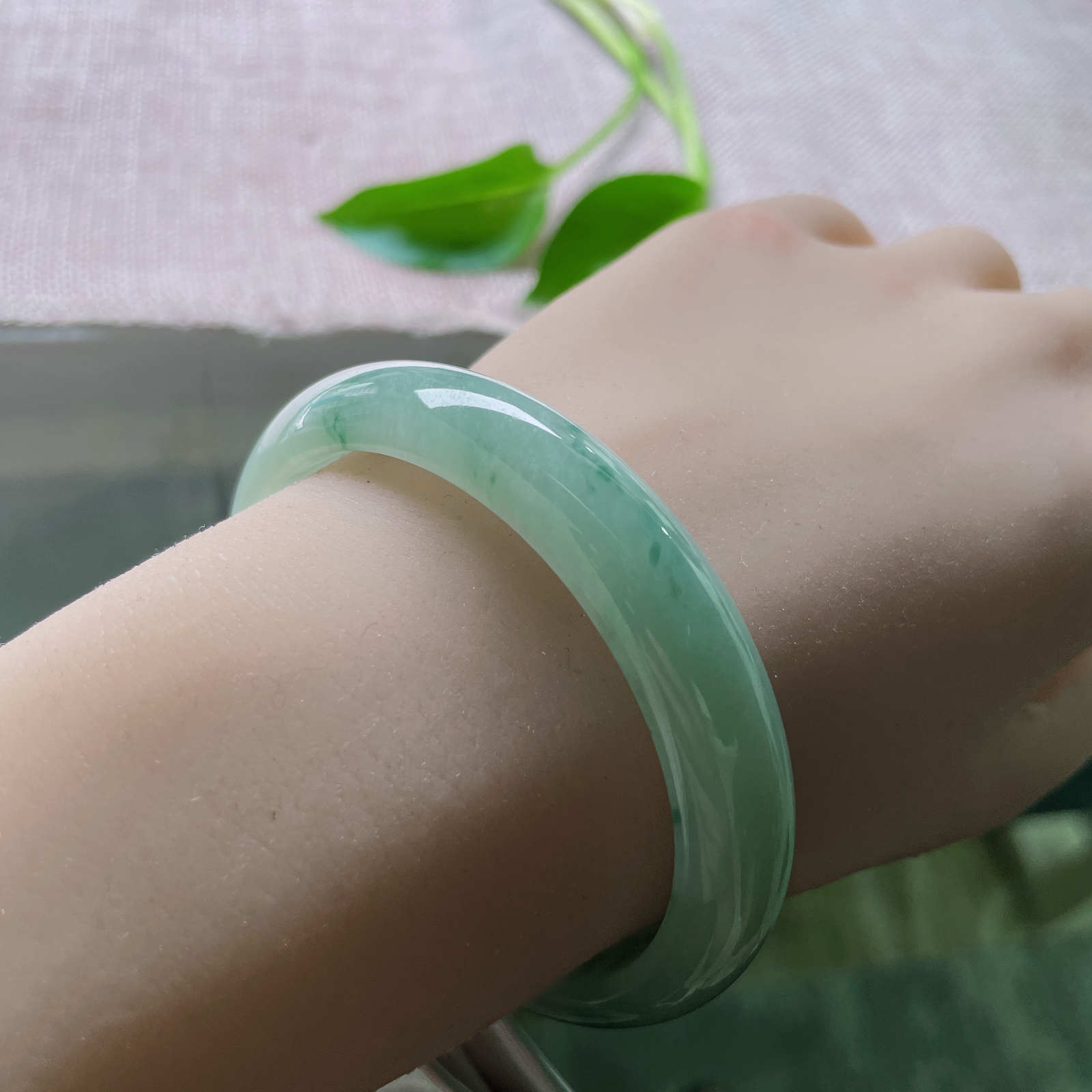 55（49.2）/12.3/7，飘花贵妃，水头好，种老，精致玲珑