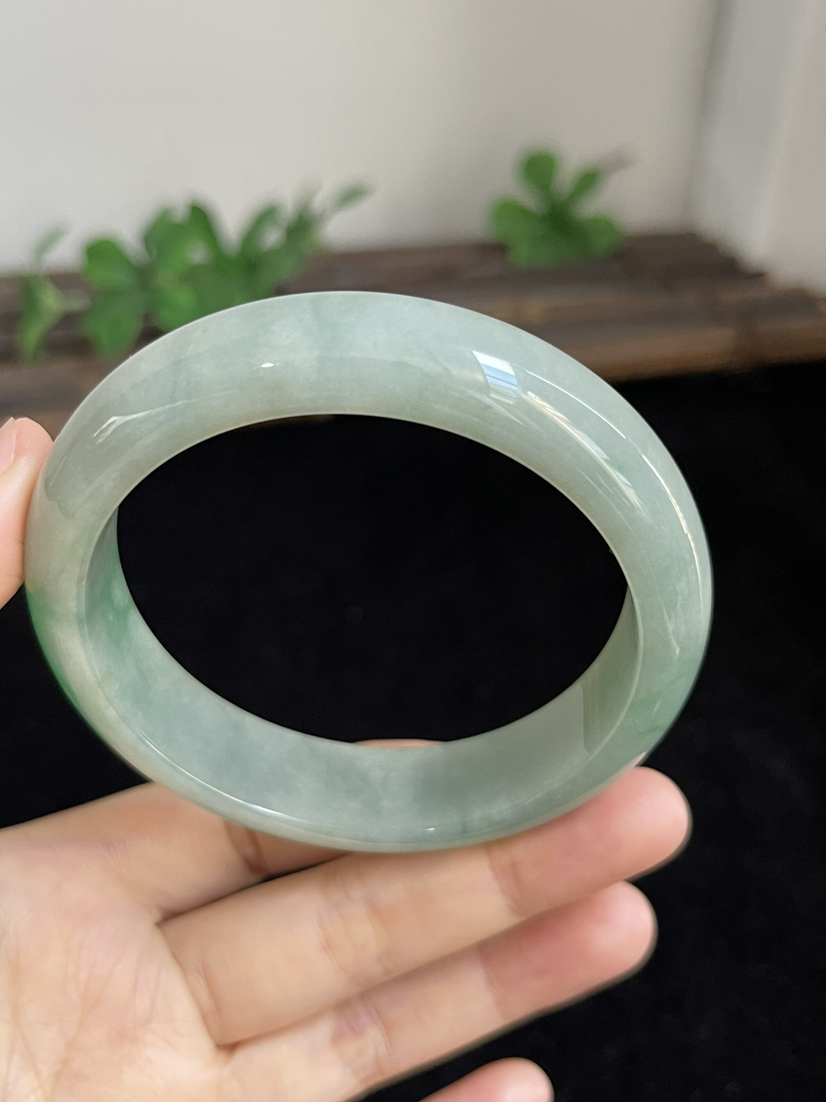 正圈58.7圈口，翡翠手镯