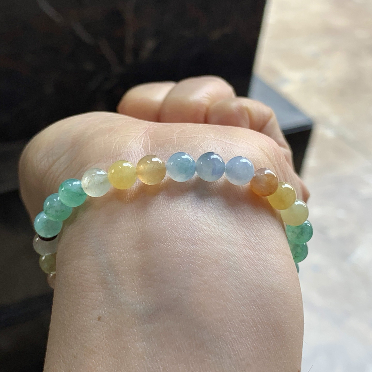 多彩手链^_^鲜艳