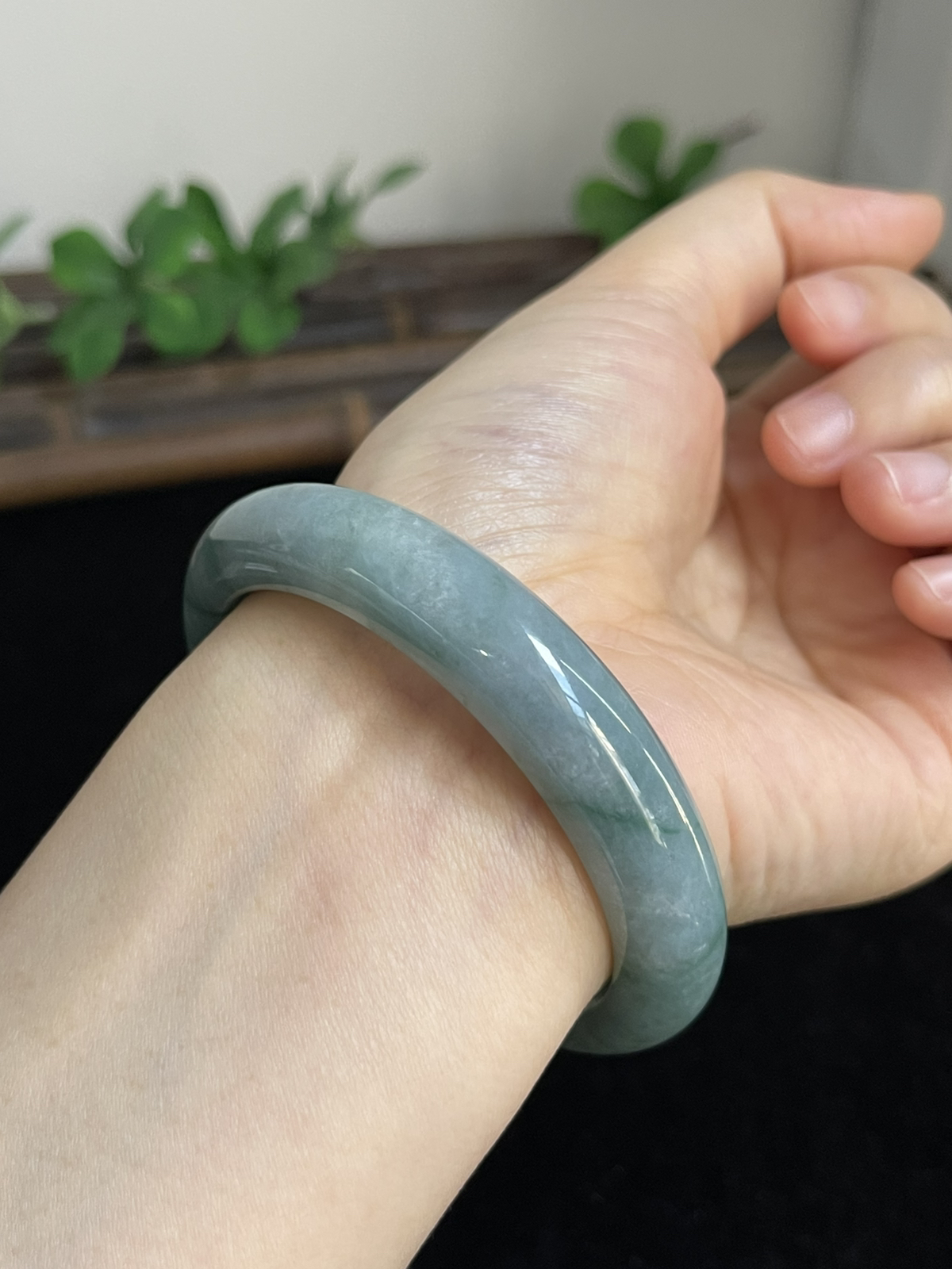 正圈56圈口，翡翠手镯