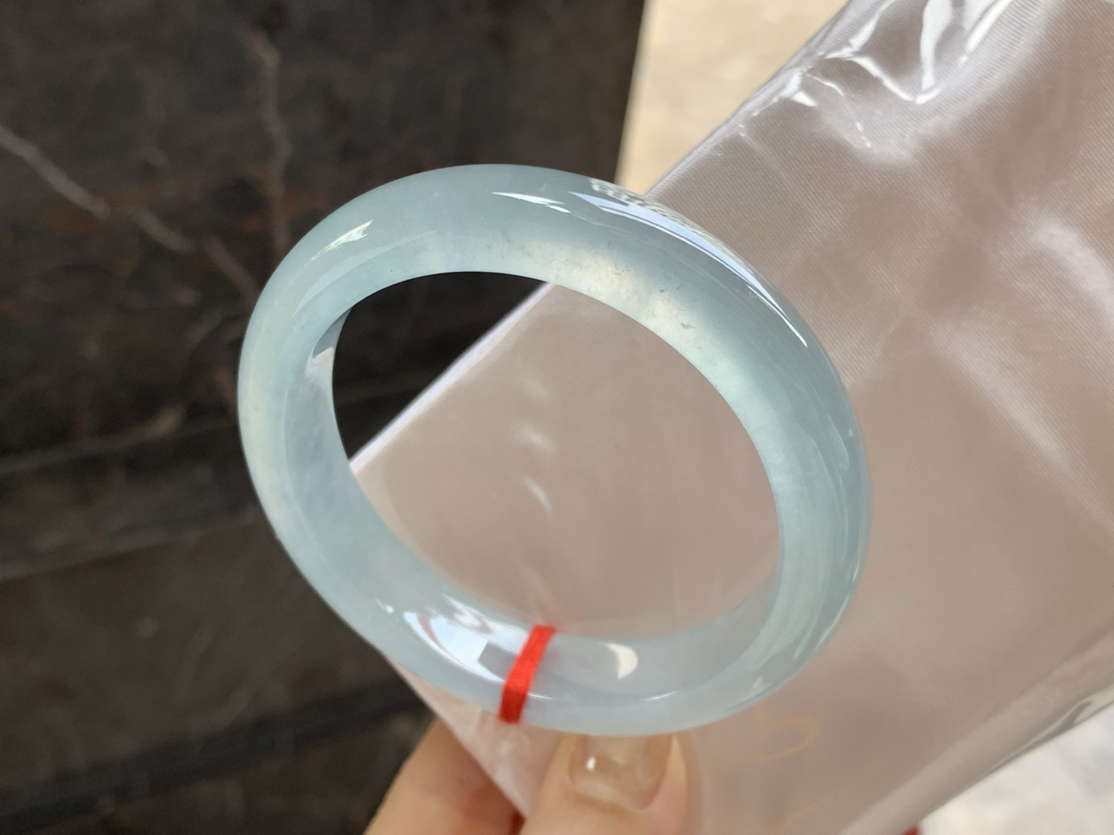 56-12.1-8.7

冰种手镯^_^冰味十足～上手漂亮