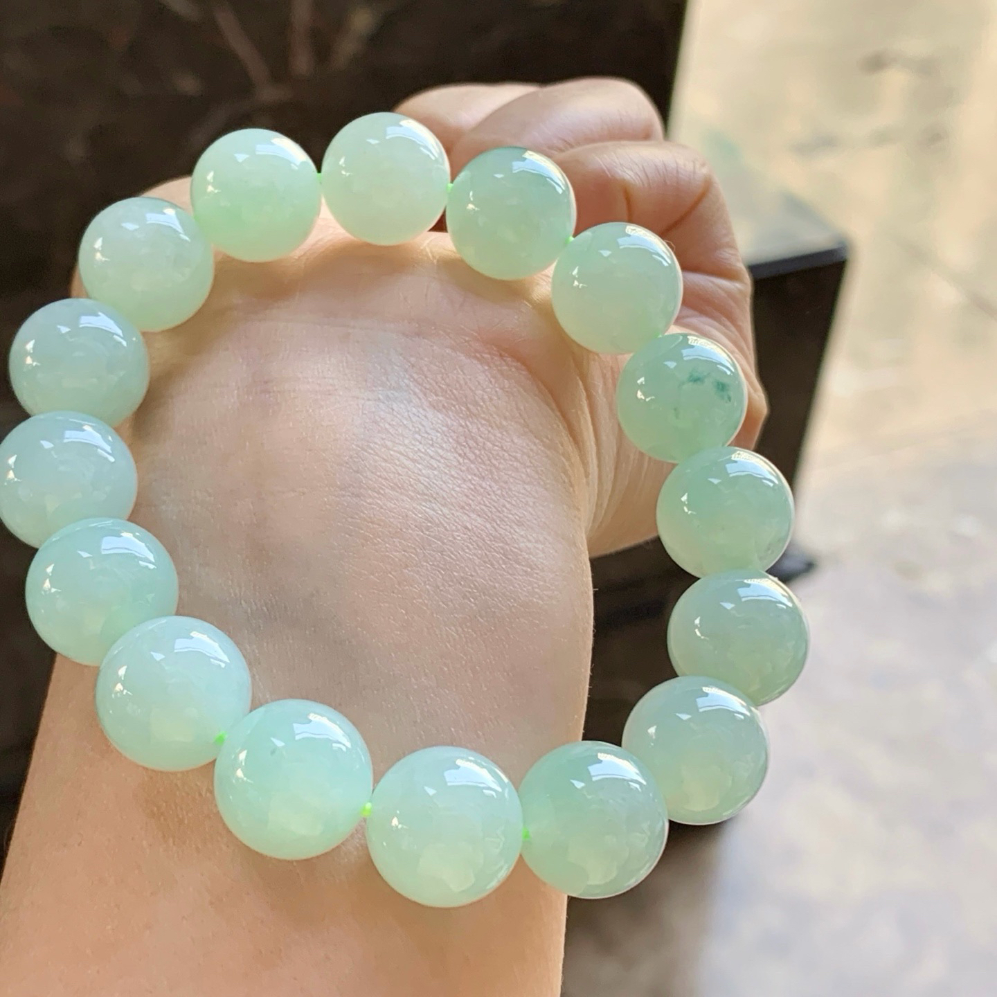 晴底手串^_^清新 尺寸12.7