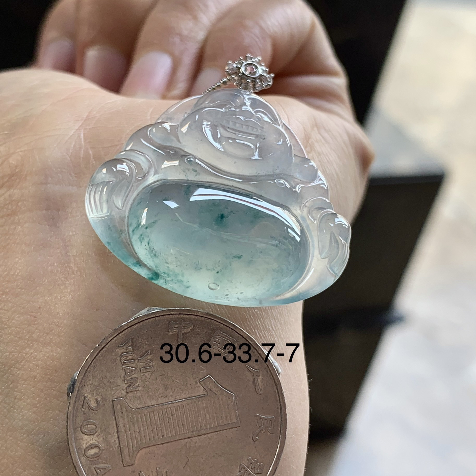 金扣蓝花佛公^_^透亮