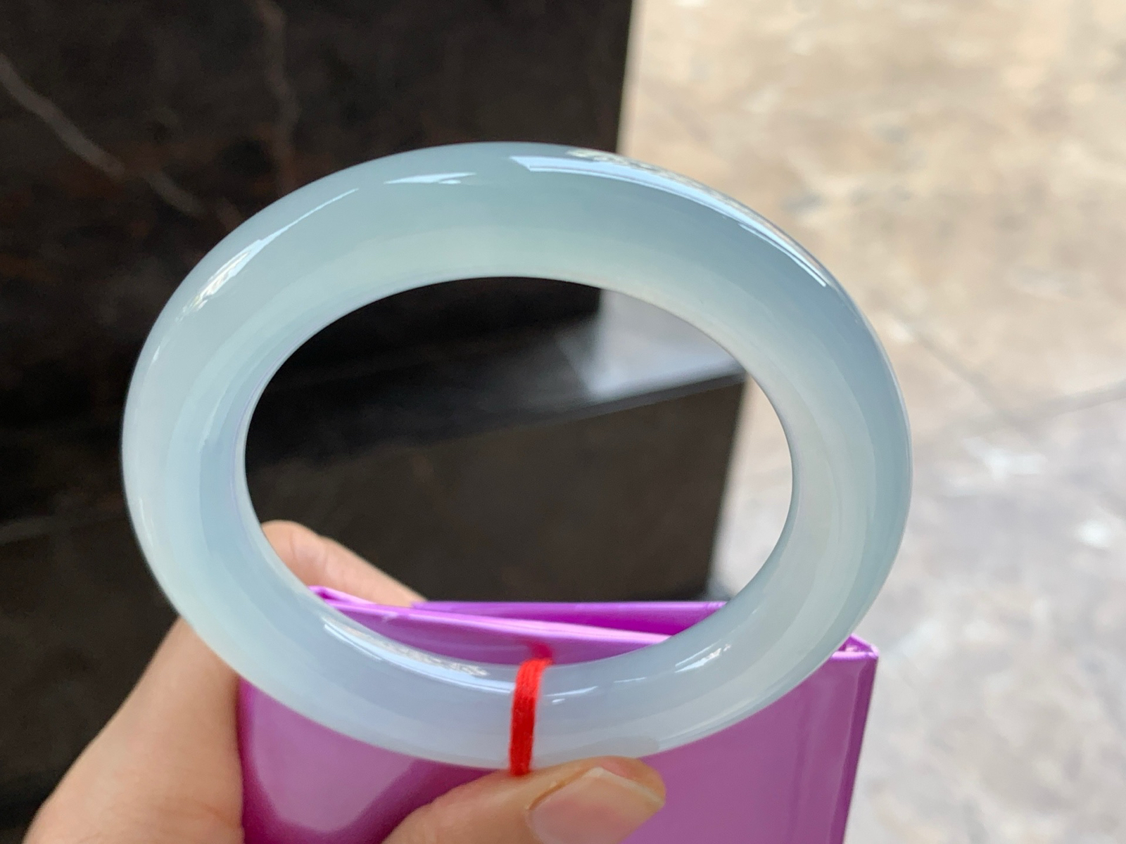 56-11.6

冰种晴水圆条手镯^_^清透 水润