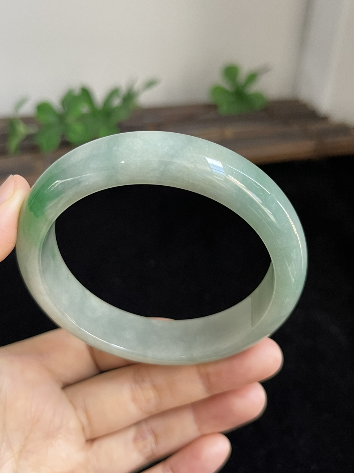 正圈58.7圈口，翡翠手镯