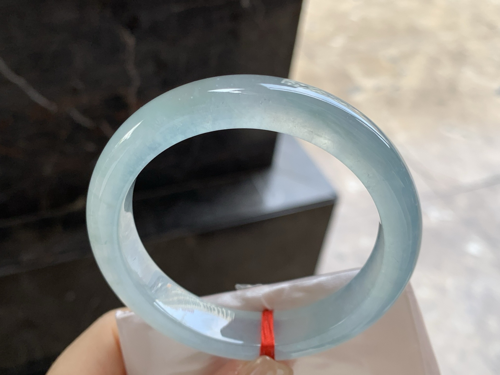 56-12.1-8.7

冰种手镯^_^冰味十足～上手漂亮