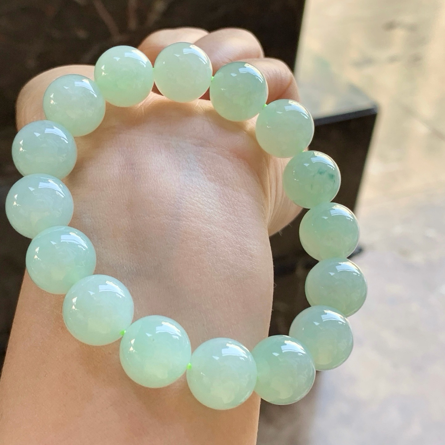 晴底手串^_^清新 尺寸12.7