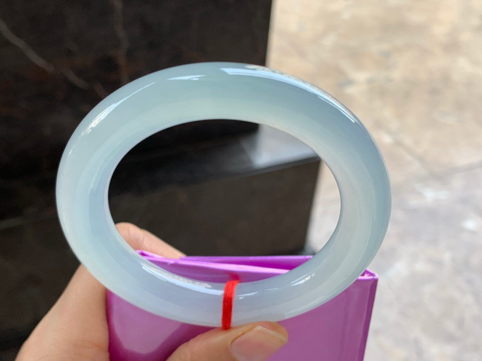 56-11.6

冰种晴水圆条手镯^_^清透 水润