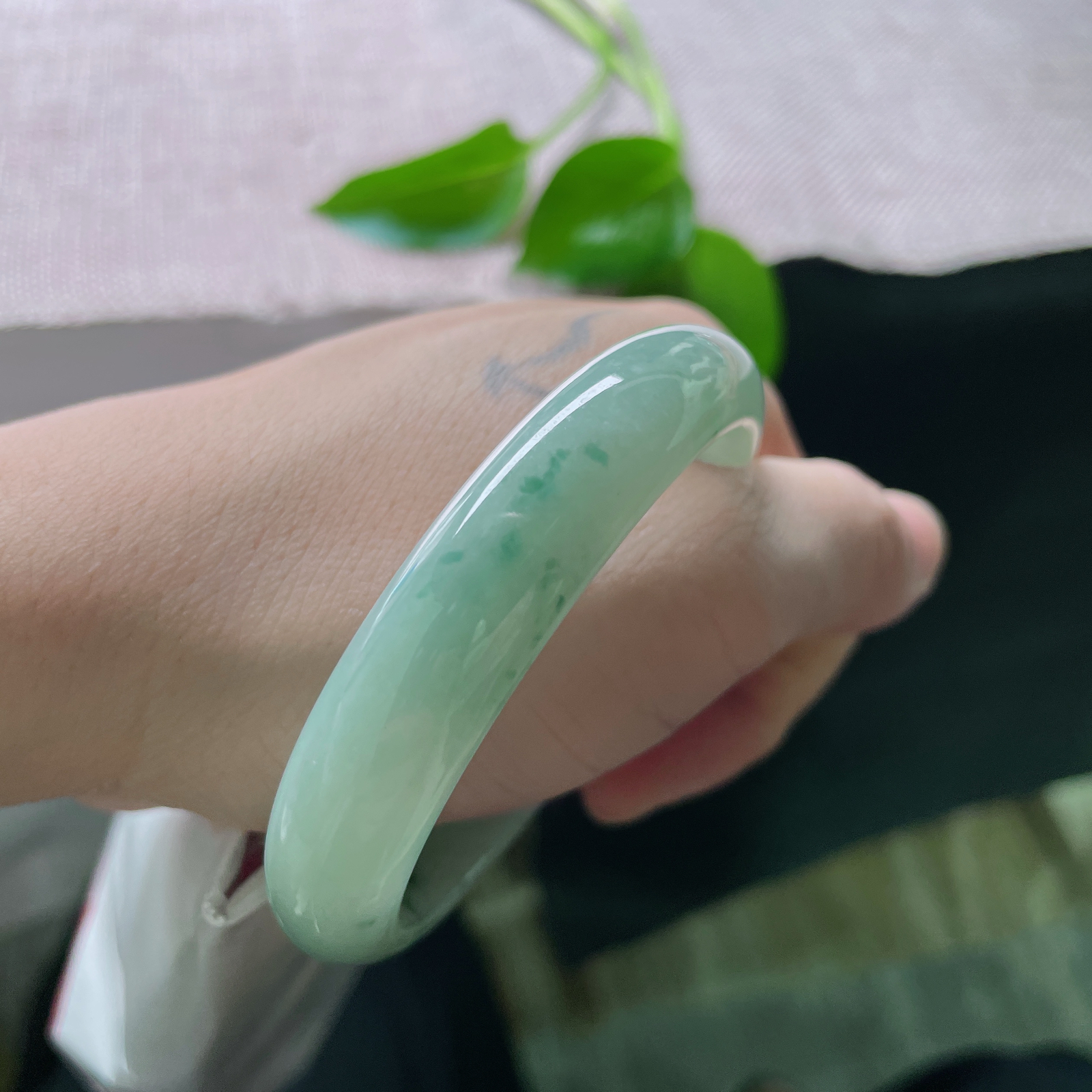 55（49.2）/12.3/7，飘花贵妃，水头好，种老，精致玲珑