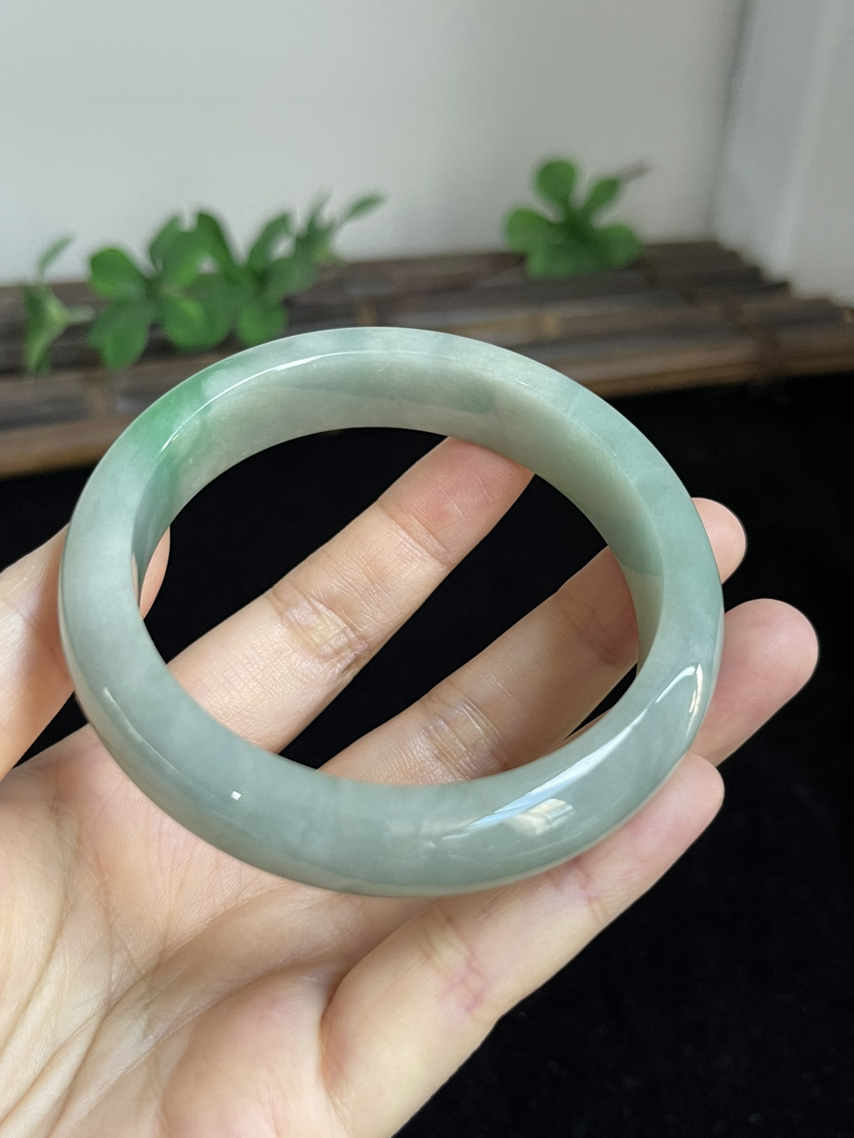 正圈58.7圈口，翡翠手镯