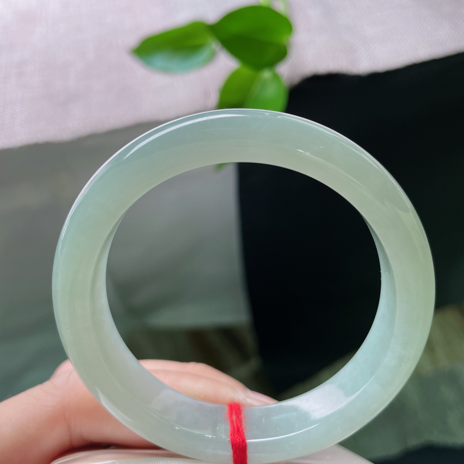 52.8/12.1/8.1绿底正圈，水润，种老，清水出芙蓉，天然去雕饰。