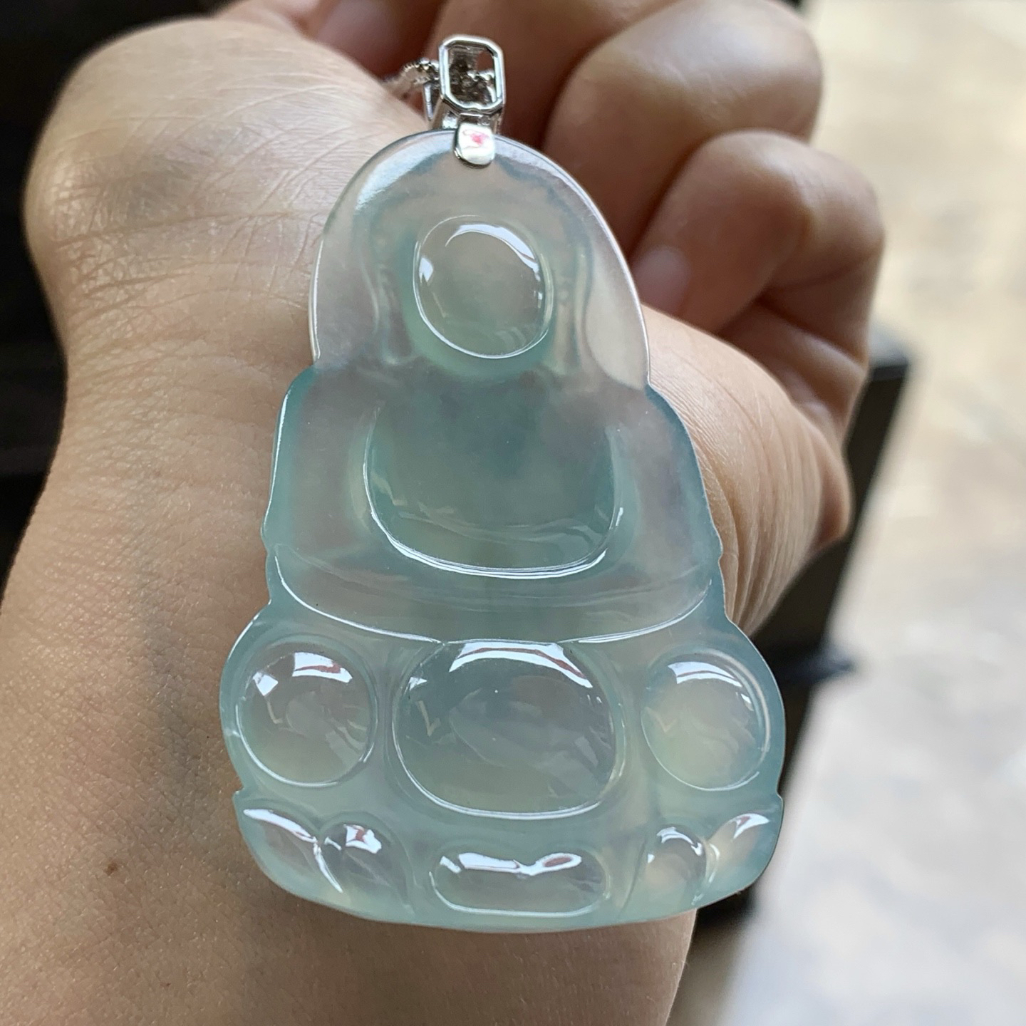 金扣冰晴水观音^_^冰透