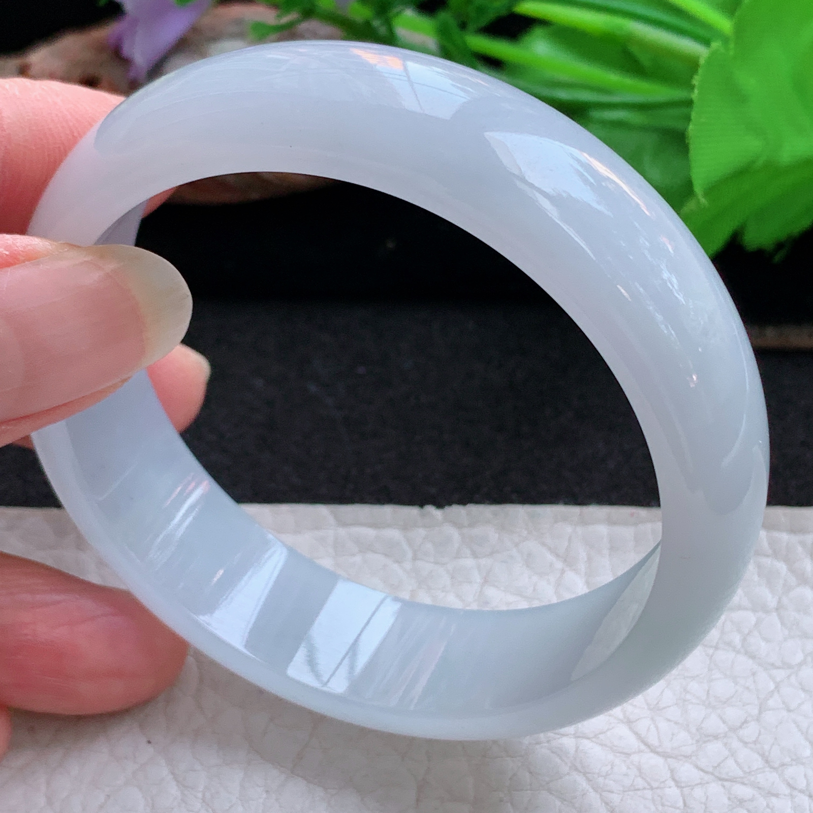 ee实拍56*15.5*6.6轮胎镯 天然缅甸翡翠a货手镯冰纯正圈玉镯子