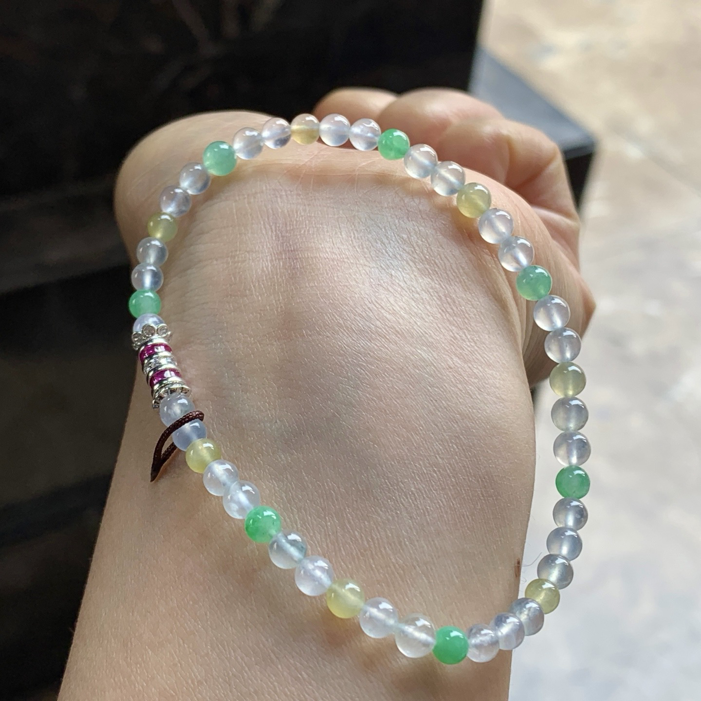 冰种手串^_^冰透